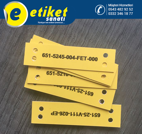 Pvc Kablo Etiketi